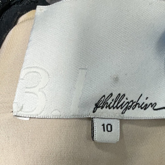 3.1 Phillip Lim Lace Overlay Pearl Neckline Mini Dress - size 10 - Picture 5 of 5